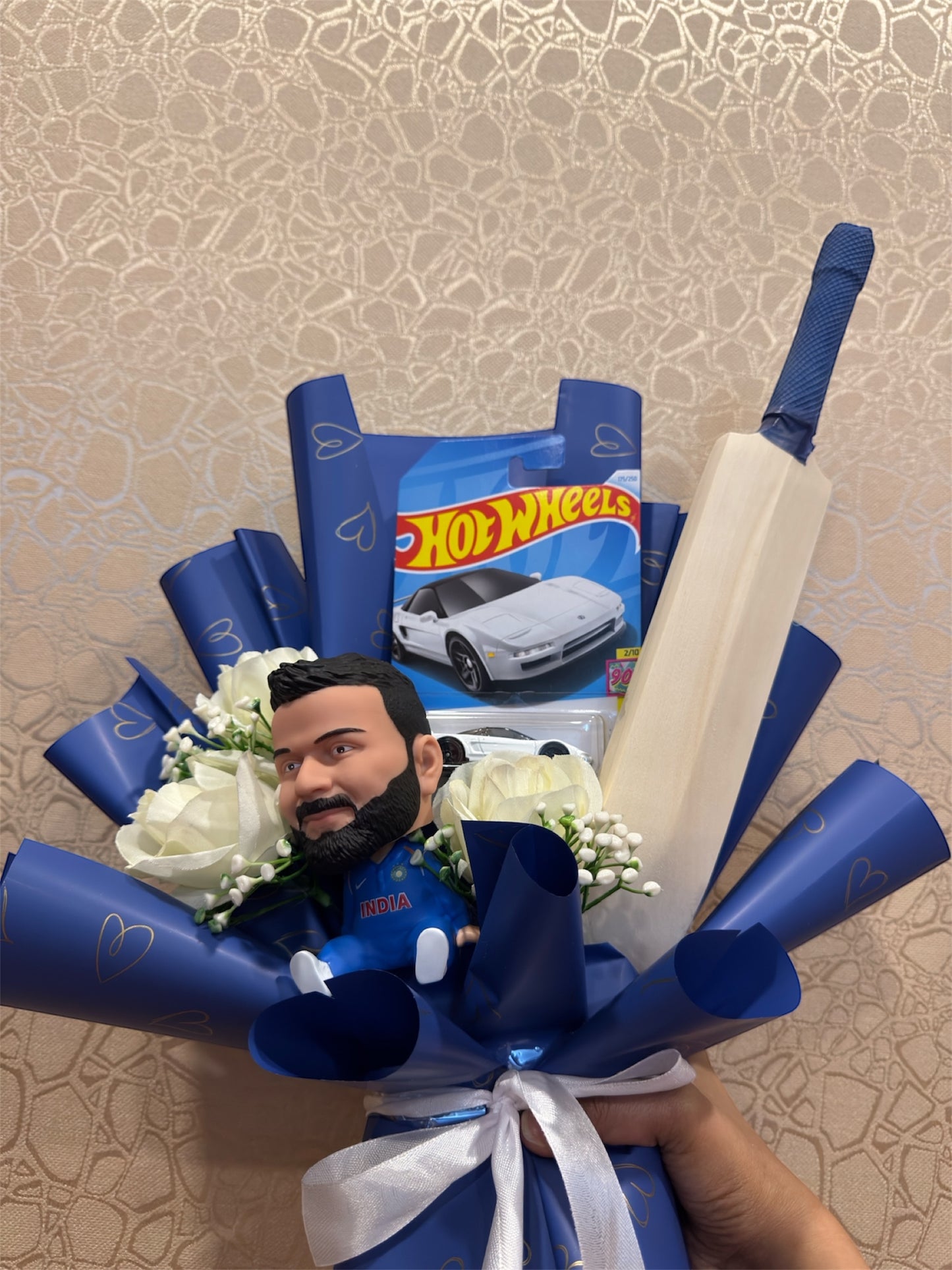 Virat Kohli Collector’s Hot Wheels Bouquet – A Celebration of Passion and Power