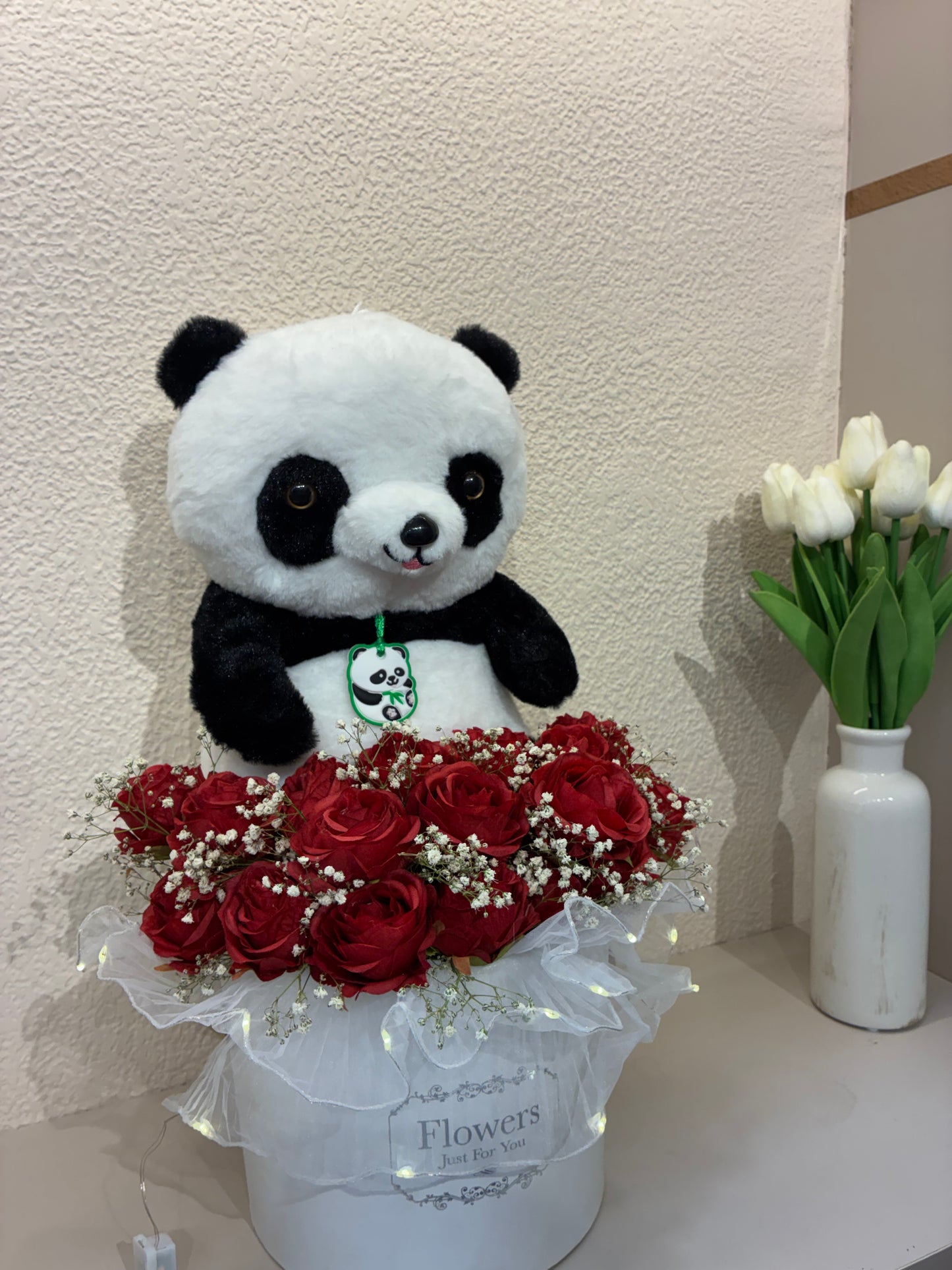Panda Rose Hamper – Wrapped in Love & Lights