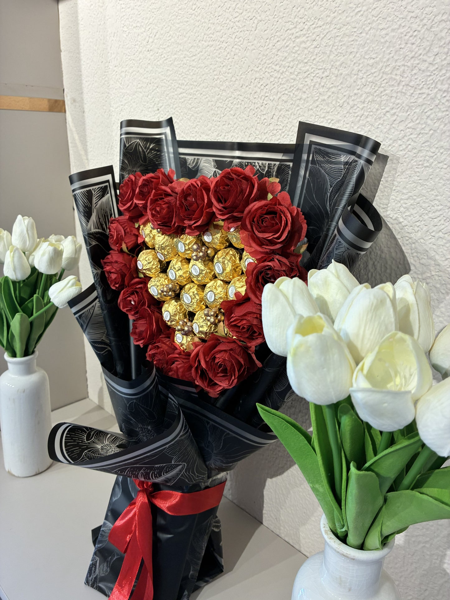 Luxury Ferrero Rocher Red Rose Bouquet – As Sweet as Your Love