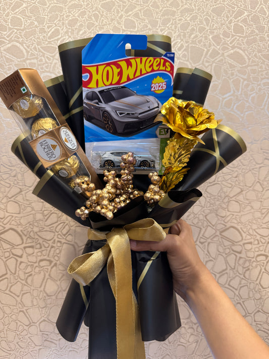 The Golden Pie Hot wheels Bouquet