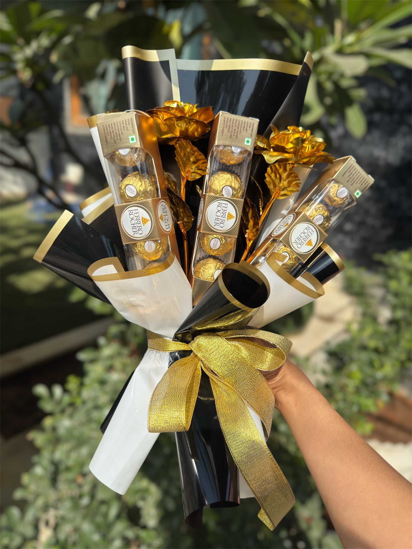 Premium Golden  Ferrero Rocher Bouquet