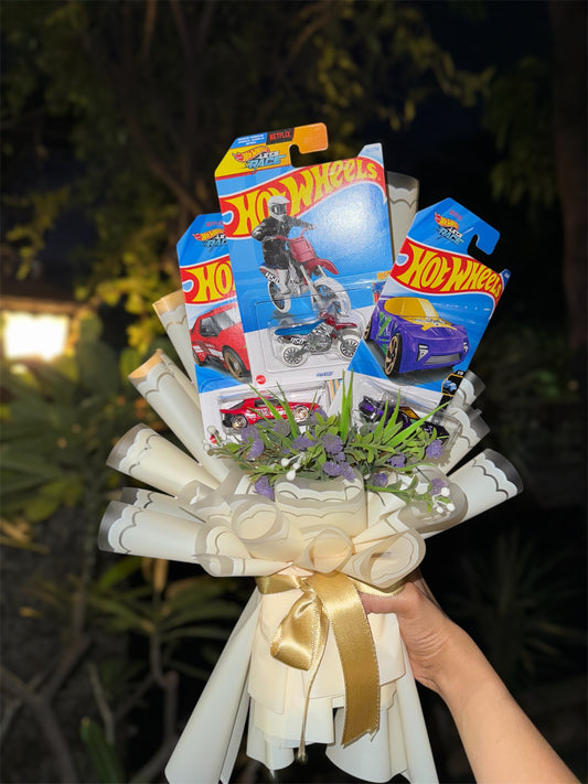 The Hot Wheels Bouquet - Racing Hearts