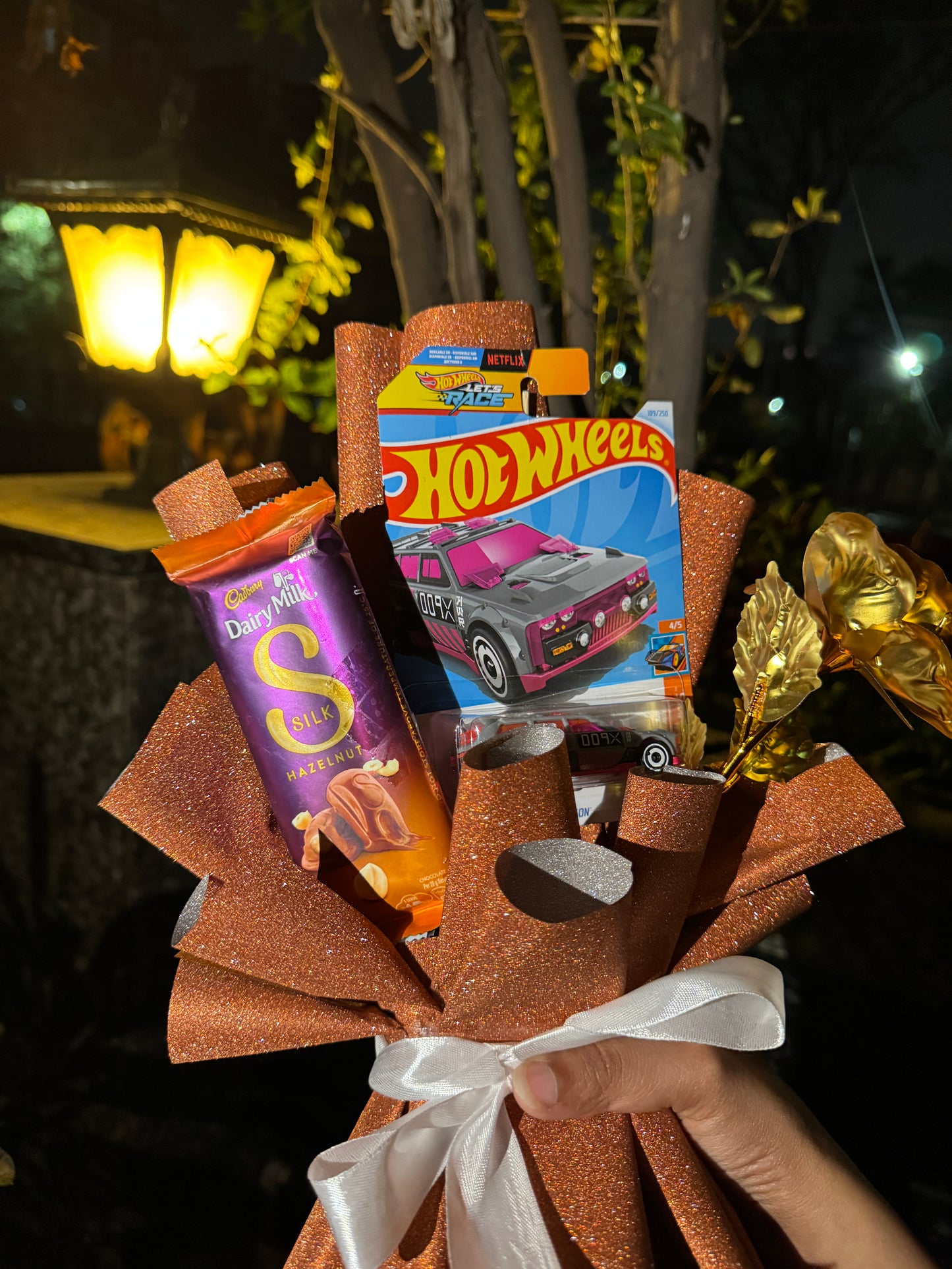 The Hot Wheels Bouquet - Glitter Chocolate Edition
