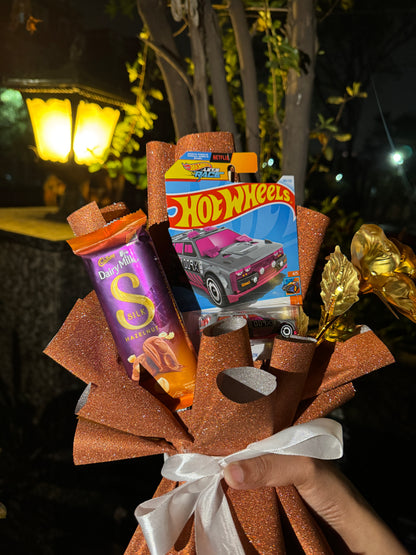 The Hot Wheels Bouquet - Glitter Chocolate Edition