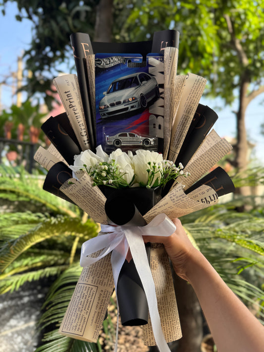BMW M5 Hot Wheels Bouquet – Old Money Elegance Meets Automotive Royalty
