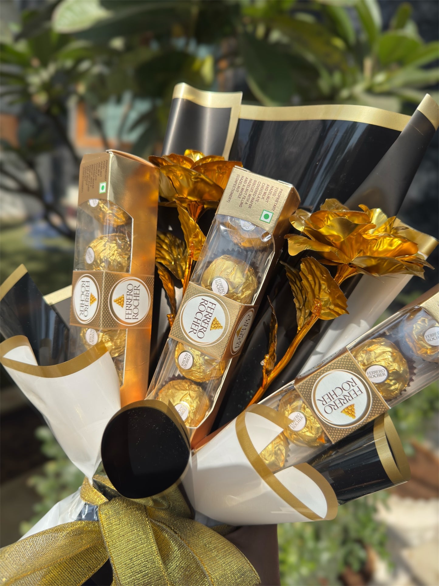 Premium Golden  Ferrero Rocher Bouquet
