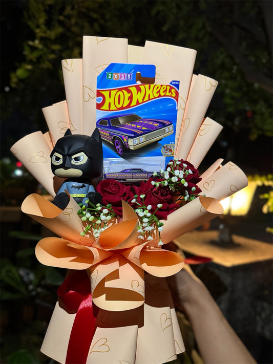 The Mighty Knight – The Batman Hot Wheels Bouquet