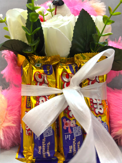 Cute Mini Teddy Five Star Bouquet