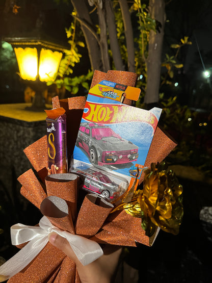 The Hot Wheels Bouquet - Glitter Chocolate Edition