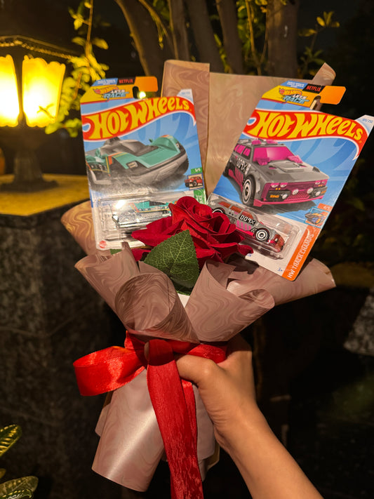 Speed and Roses - The Hot wheels Bouquet