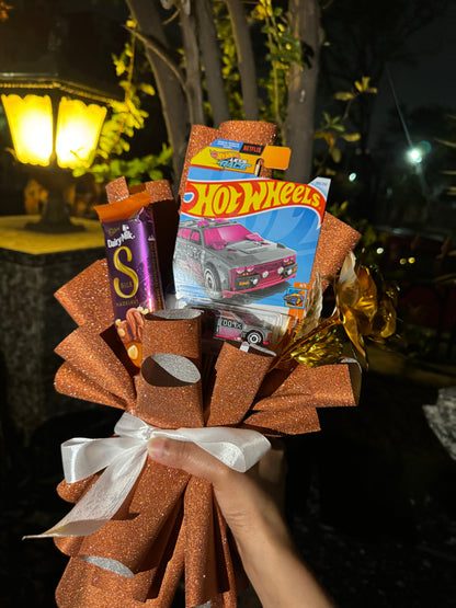 The Hot Wheels Bouquet - Glitter Chocolate Edition