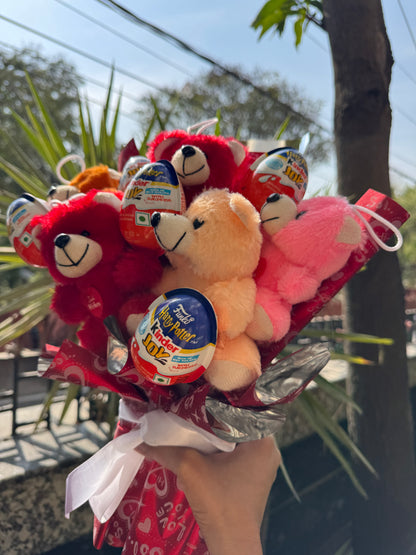 Teddy Love Bouquet - Harry Potter Kinderjoy Edition [ 5 - Pieces ]