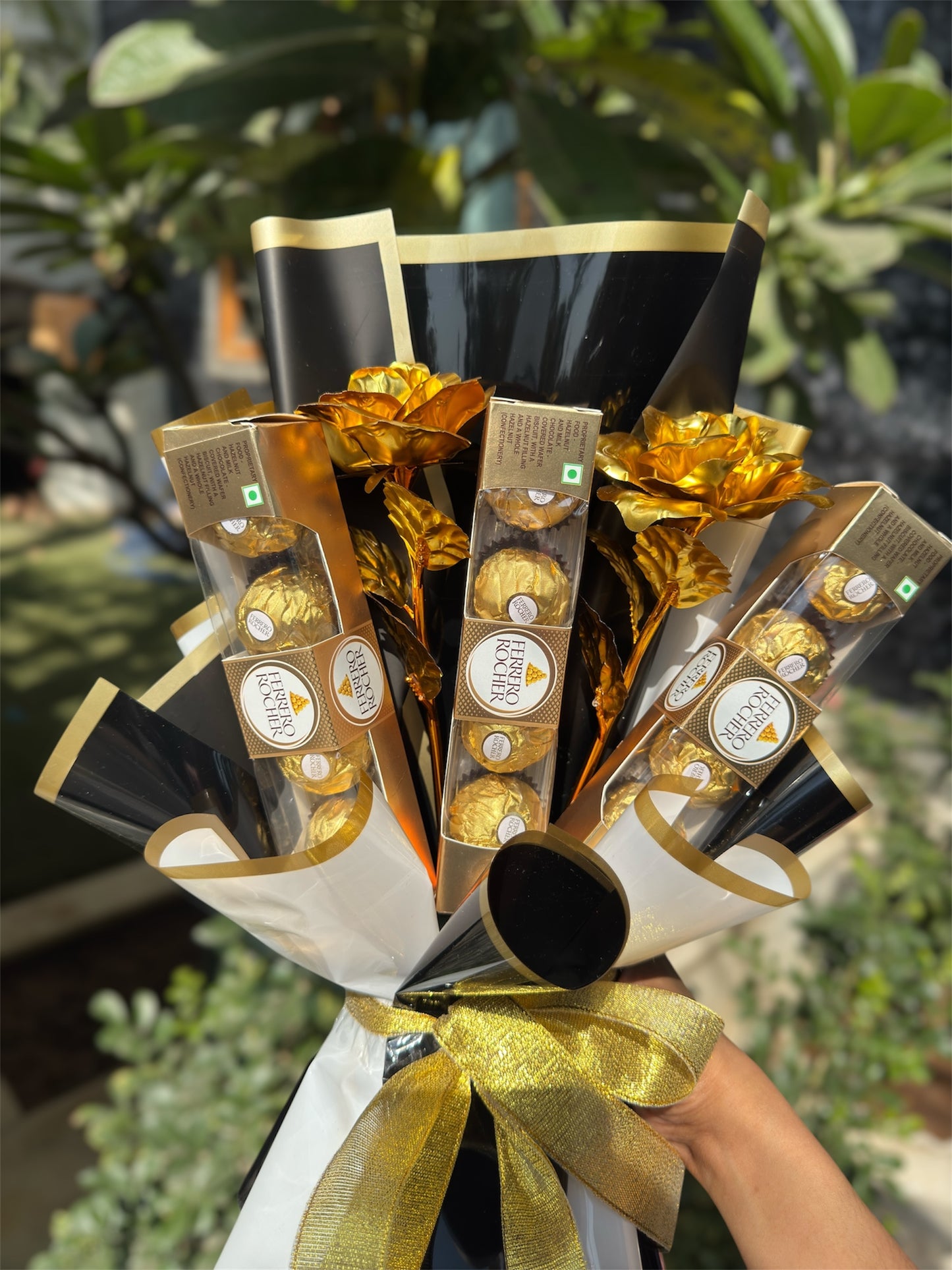Premium Golden  Ferrero Rocher Bouquet