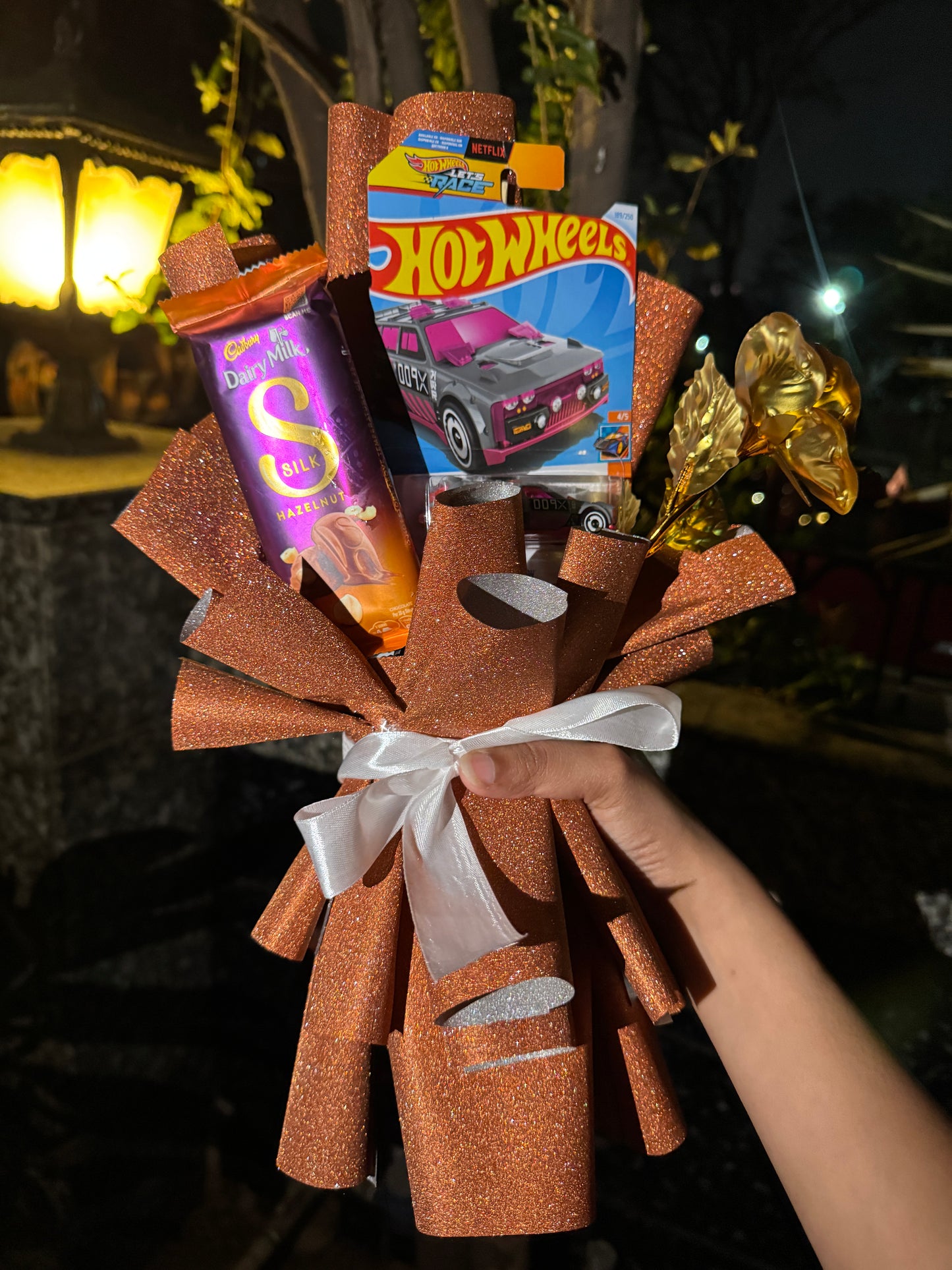 The Hot Wheels Bouquet - Glitter Chocolate Edition