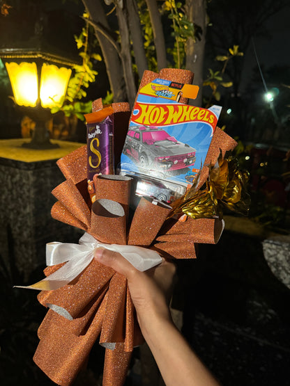 The Hot Wheels Bouquet - Glitter Chocolate Edition