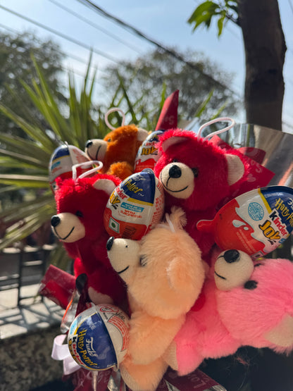 Teddy Love Bouquet - Harry Potter Kinderjoy Edition [ 5 - Pieces ]