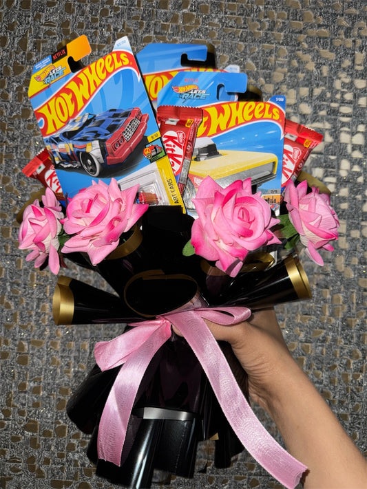 The Hot Wheels Bouquet - A Pink Love Edition