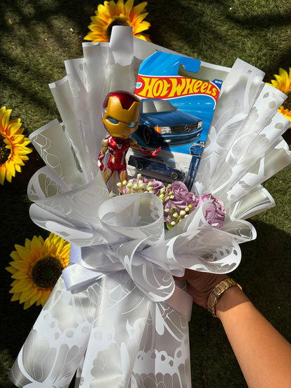 Mercedes-Benz 560 SEC AMG Hot Wheels Bouquet – Iron Man Luxury Drive Edition