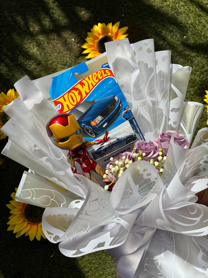 Mercedes-Benz 560 SEC AMG Hot Wheels Bouquet – Iron Man Luxury Drive Edition