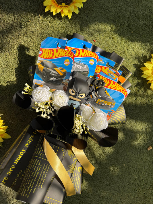 Batman Hot Wheels Premium Bouquet – Where Speed Meets the Dark Knight