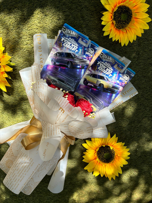 The Fast & Furious Tokyo Drift Hot Wheels Bouquet – 1970 Road Runner & 1970 Monte Carlo