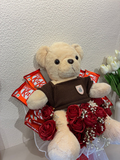 Teddy and Chocolate Hamper – An Expression of Love