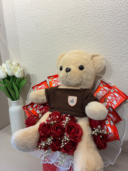 Teddy and Chocolate Hamper – An Expression of Love