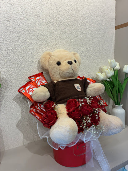 Teddy and Chocolate Hamper – An Expression of Love