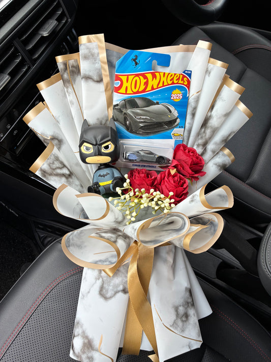 Ferrari SF90 Stradale Batman Bouquet – Dark, Bold & Powerful