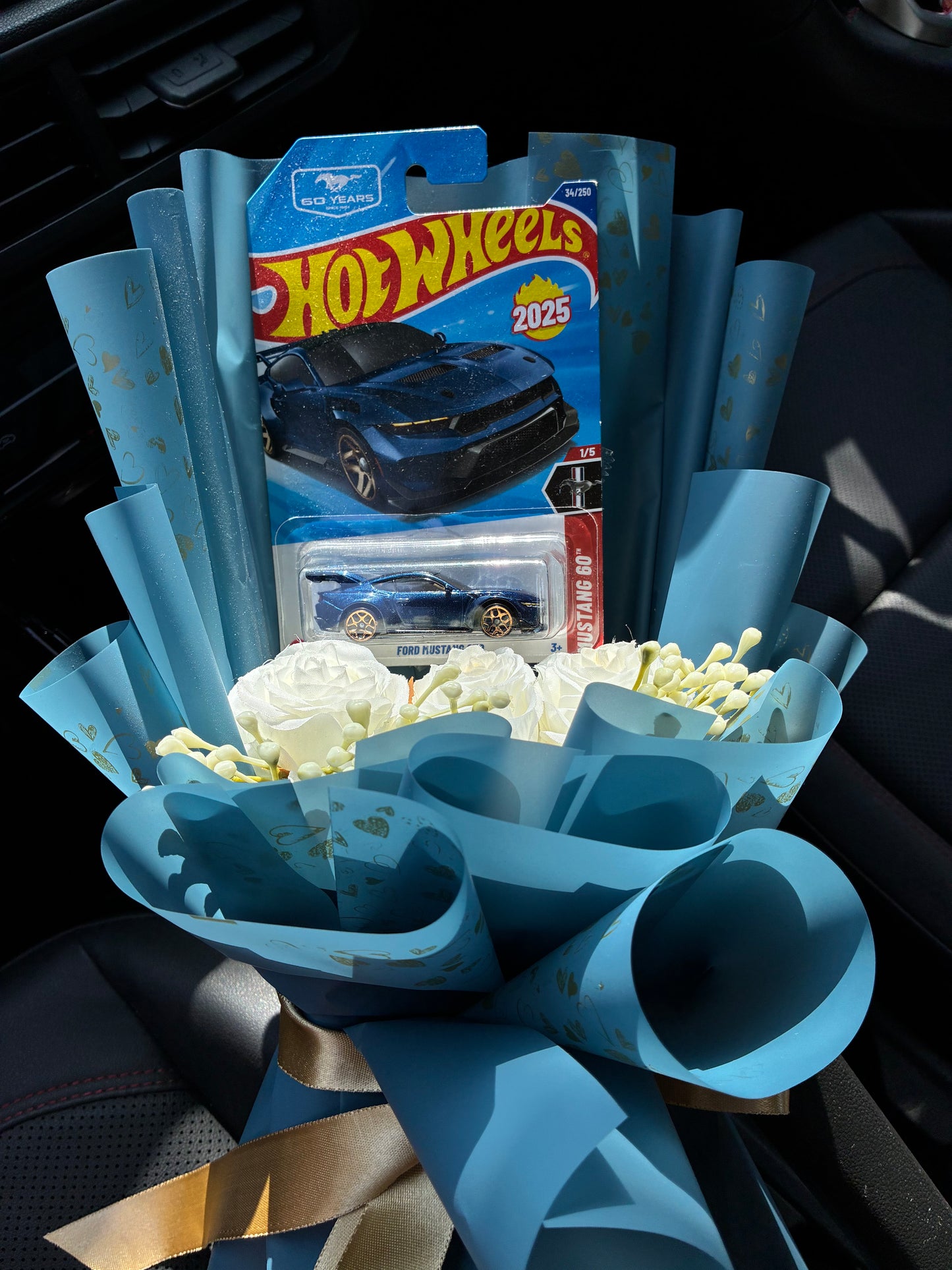 Ford Mustang GTD Hot Wheels Bouquet – Ultimate Muscle Power Luxury Gift