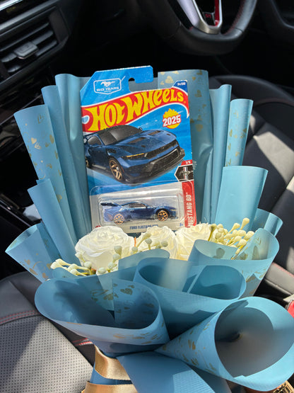 Ford Mustang GTD Hot Wheels Bouquet – Ultimate Muscle Power Luxury Gift