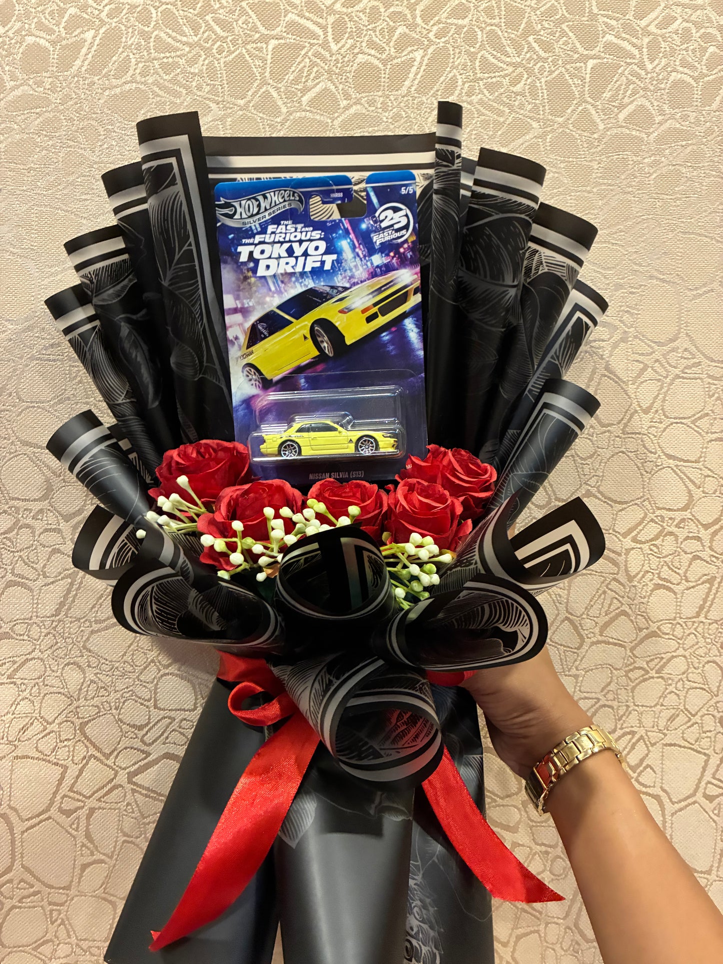 Nissan Silvia S13 Tokyo Drift Fast and Furious Hot Wheels Bouquet – Drift Legend Luxury Edition
