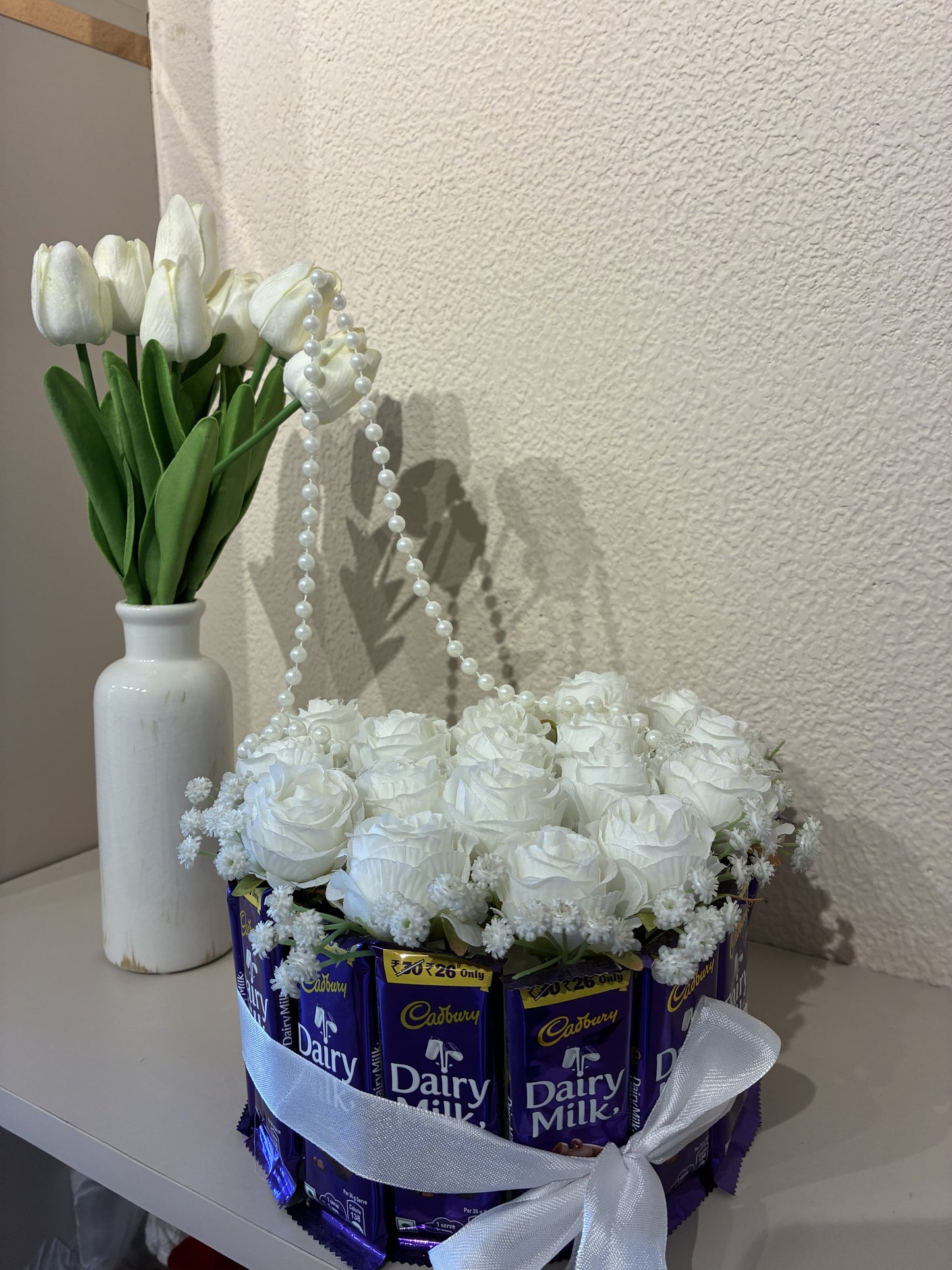 Dairy Milk Rose Hamper – Wrapped in Elegance