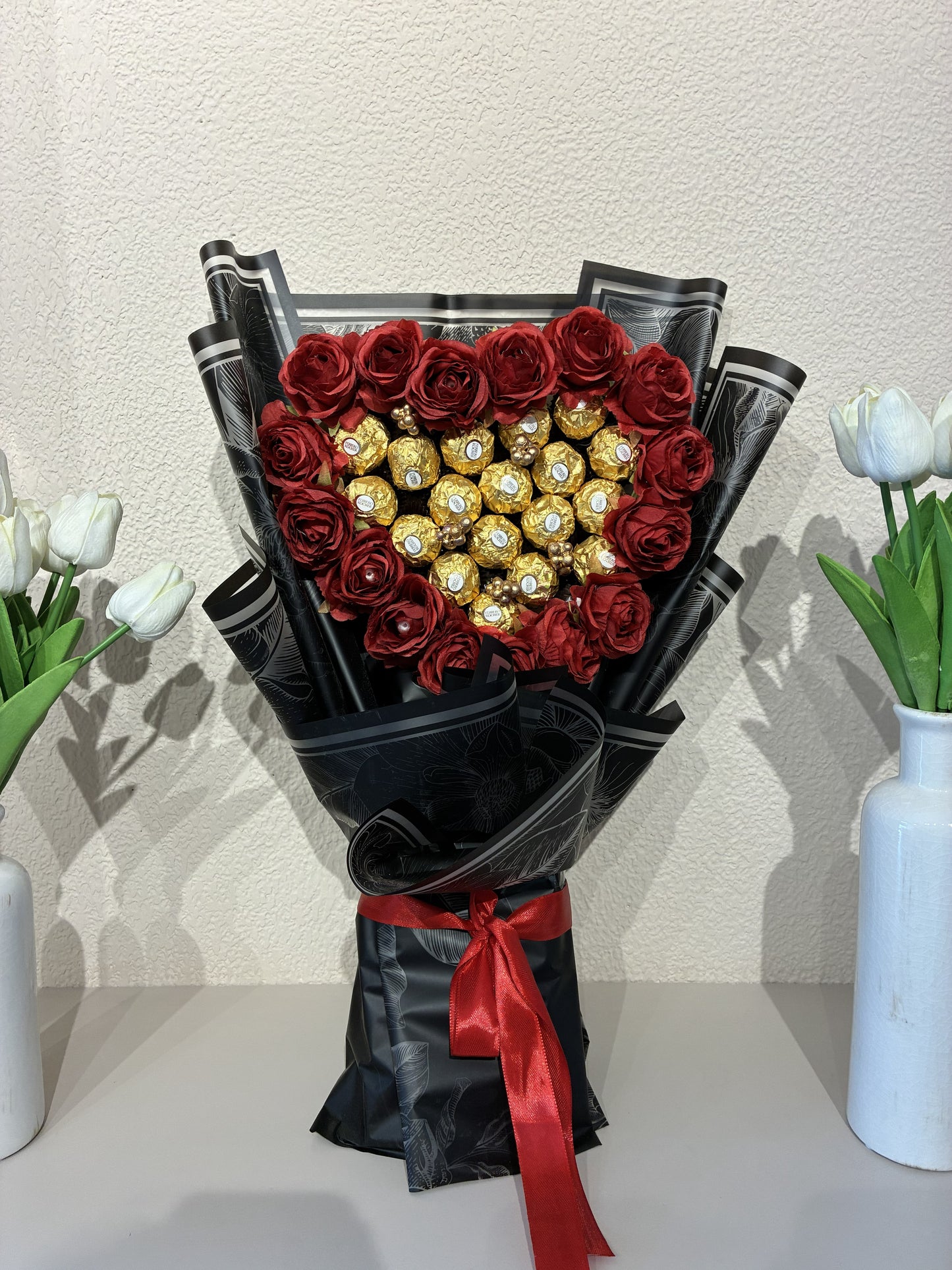 Luxury Ferrero Rocher Red Rose Bouquet – As Sweet as Your Love