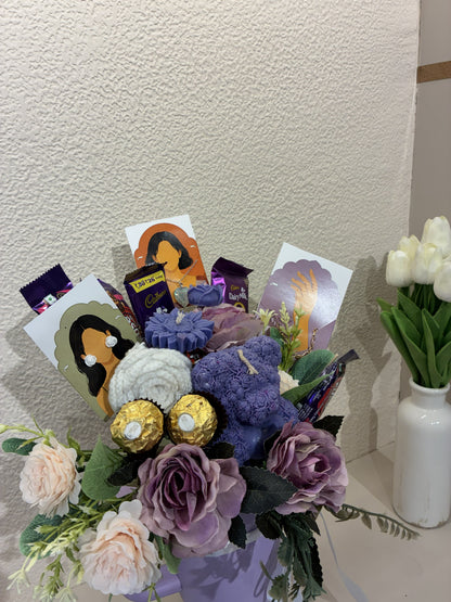 Luxury Floral Chocolate Tumbler Hamper – Turning Sweet Moments into Lasting Memories