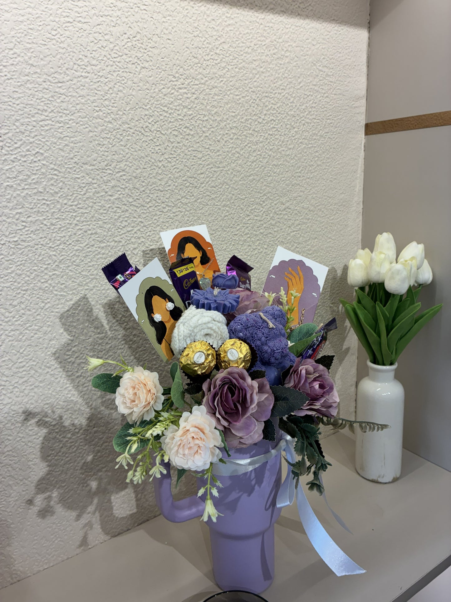 Luxury Floral Chocolate Tumbler Hamper – Turning Sweet Moments into Lasting Memories