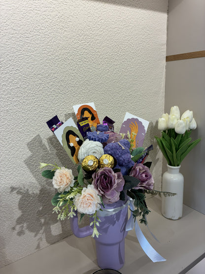 Luxury Floral Chocolate Tumbler Hamper – Turning Sweet Moments into Lasting Memories