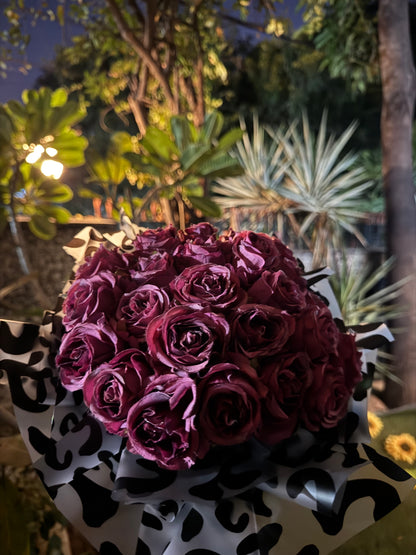Dusty Pink Rose Luxury Bouquet - Pretty Blooms for Precious Hearts