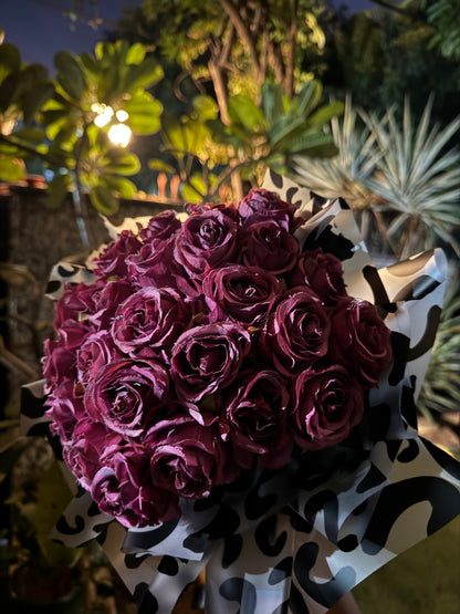 Dusty Pink Rose Luxury Bouquet - Pretty Blooms for Precious Hearts