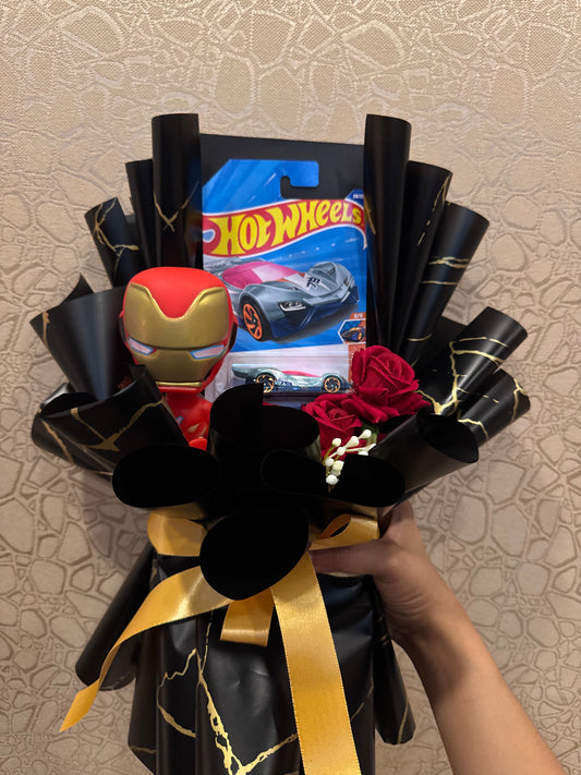 Iron Man Hot Wheels Bouquet – Genius With A Purpose