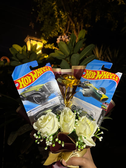 Golden Hot Wheels Bouquet