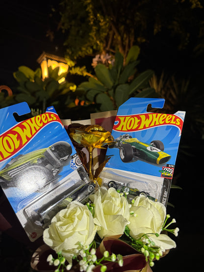 Golden Hot Wheels Bouquet