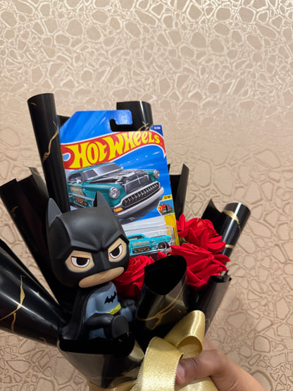 The Hot Wheels Bouquet - Roses and Batman