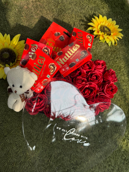 Cadbury Nutties Heart Box – Love With A Crunchy Twist