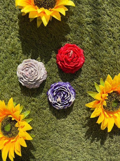 The "Color Pop" Rose Candle Set