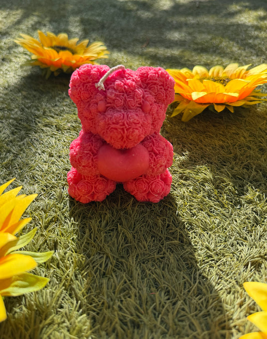 The "Love's Embrace" Bear Candle