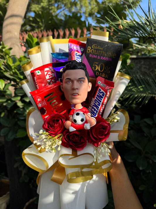Ronaldo Chocolate Bouquet - discipline, dreams, and unstoppable passion