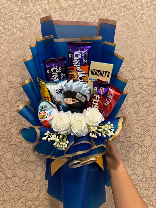 Kakashi Hatake Chocolate Bouquet – Quiet power. Deep care. Endless loyalty