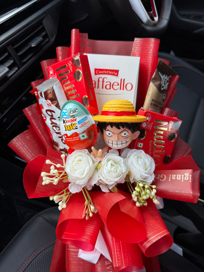 Luffy Chocolate Bouquet – A Pirate’s Heart Full Of Sweet Adventures