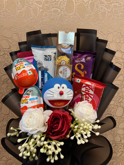 Doraemon Chocolate Bouquet – Cute, Sweet & Unforgettable